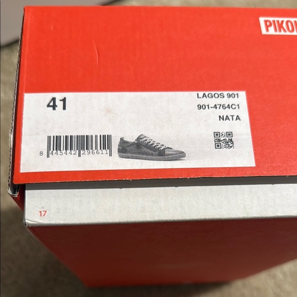 Pikolinos Lagos size 41 women’s- Cream and Brown Sneakers with Mid-Top Design - Picture 5 of 6